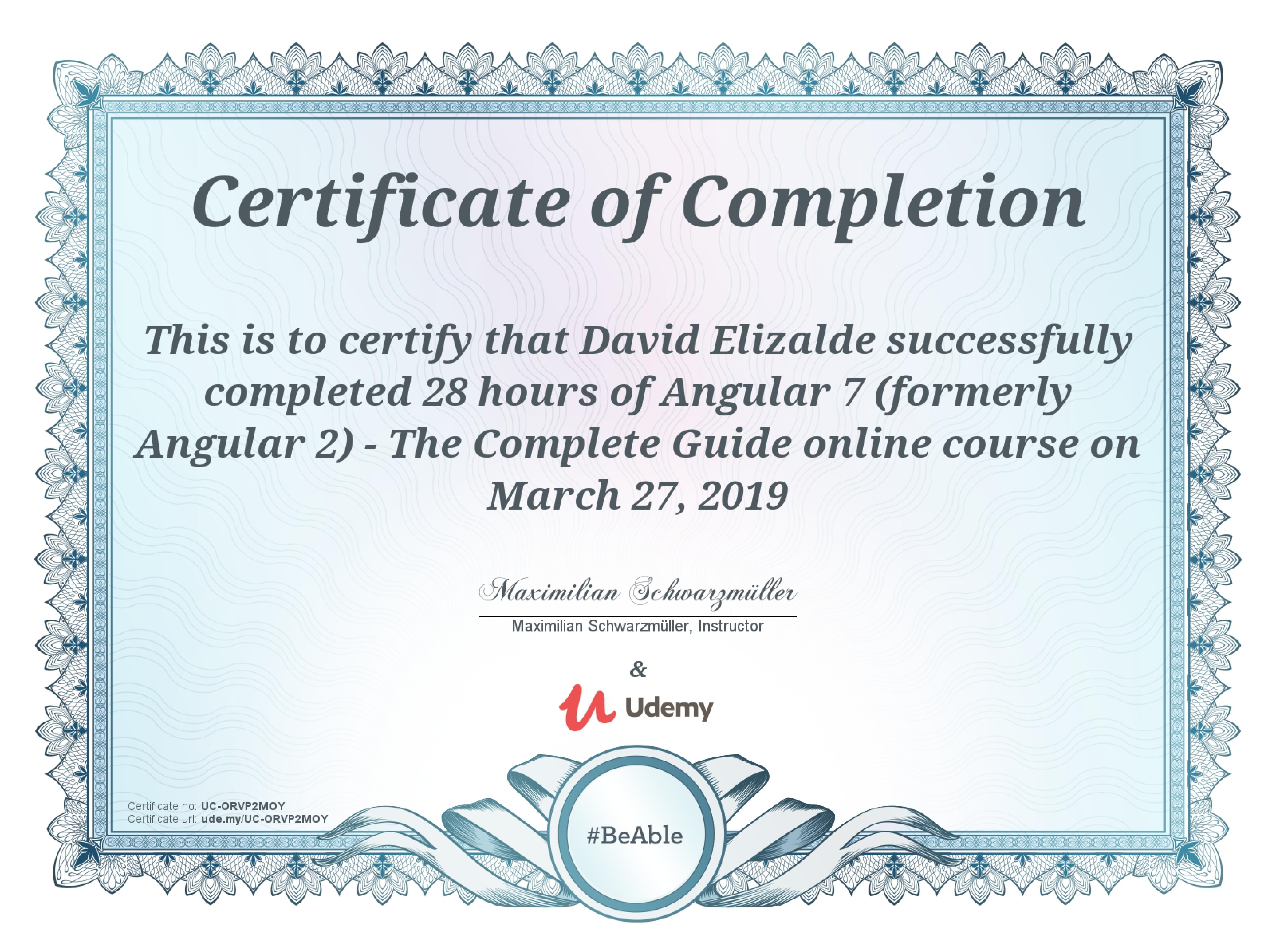 Angular 7 — The Complete Guide