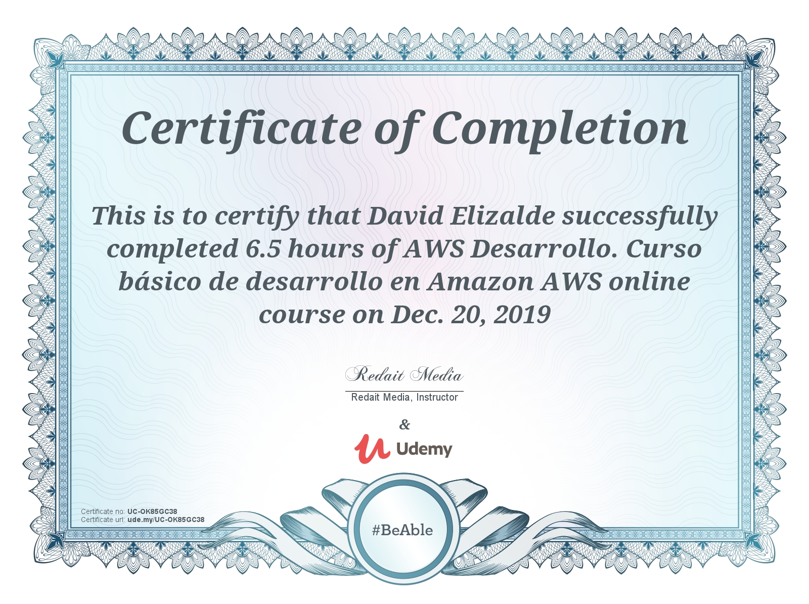 AWS — Curso básico de desarrollo en Amazon AWS