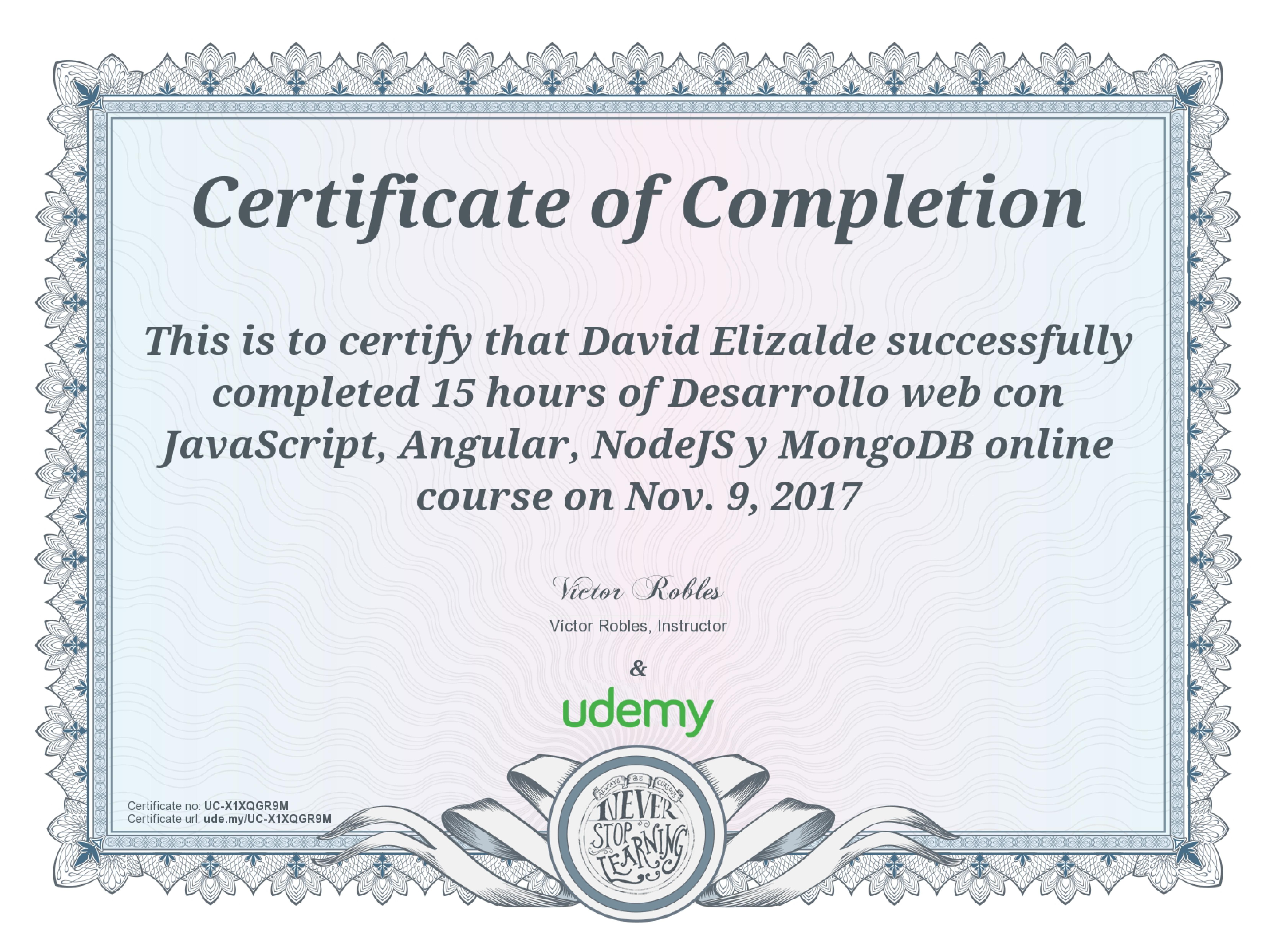 Desarrollo web con JS, Angular, NodeJS y MongoDB